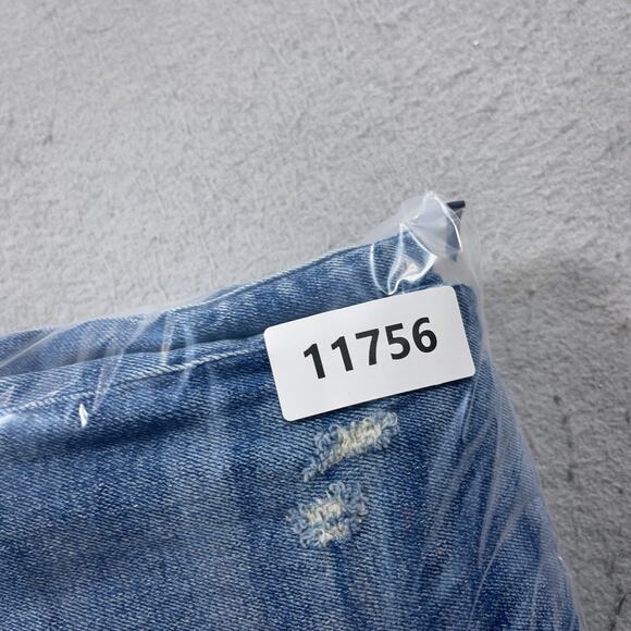 Abercrombie & Fitch Jeans Women 28 High Rise Super Skinny Ankle Distressed Hem - Picture 11 of 11